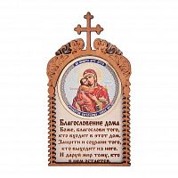 Магнит с ликом Владимирской Божьей Матери во Биробиджане